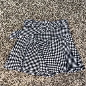 Zara black and white skirt